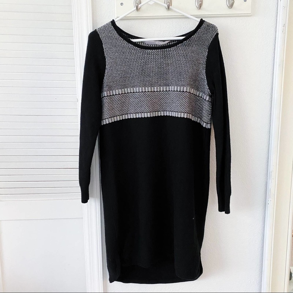 Athleta 100% Fine Merino Wool Sweater Shift Dress